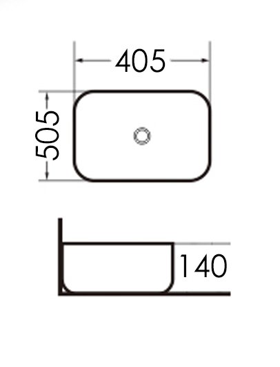 Раковина накладная GROSSMAN 50 (GR-3020)