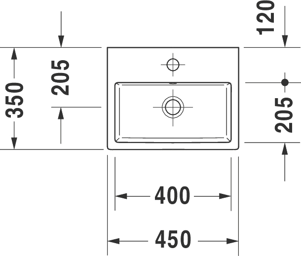 Раковина Duravit Vero Air 07244500001