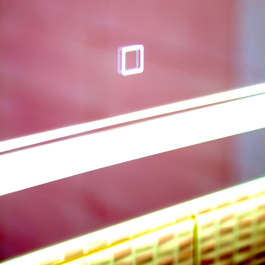 Зеркало Бриклаер Эстель-1 120 с подсветкой, сенсор на зеркале