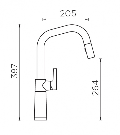 Смеситель для кухонной мойки SCHOCK SC-530-D (710564)