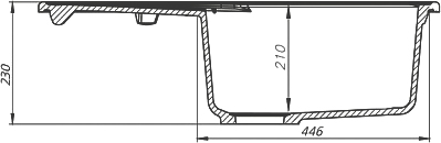 Мойка кухонная IDDIS Kitchen G K15W771i87