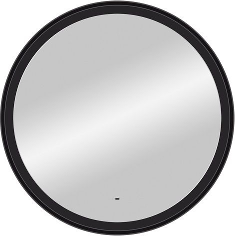 Зеркало круглое Art&Max Napoli 100 черное
