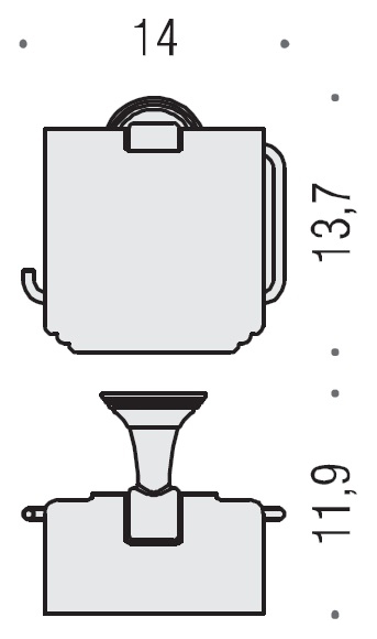 Держатель туалетной бумаги Colombo Design Hermitage (В3391.OA)