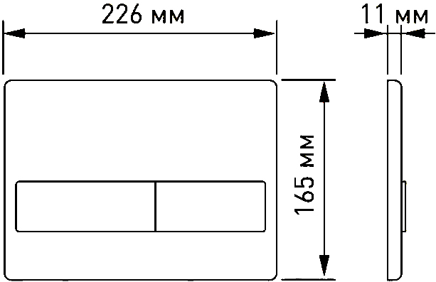 Унитаз подвесной 4 в 1 BERGES WASSERHAUS NOVUM (043245)
