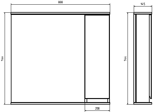 Зеркало ASB-Mebel Марко 80 10718