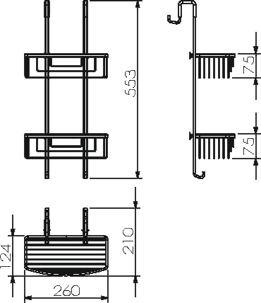 Полка LANGBERGER ACCESSORIES (70264)