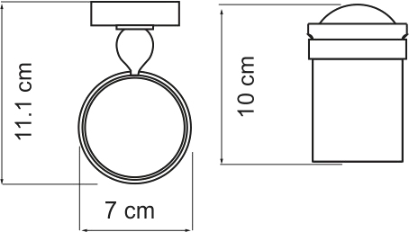 Стакан Wasserkraft Nau K-7728