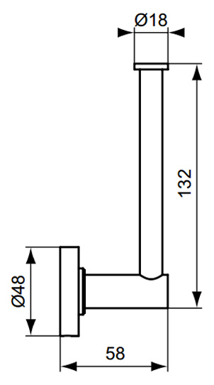 Держатель запасных рулонов Ideal Standard IOM (A9132AA)