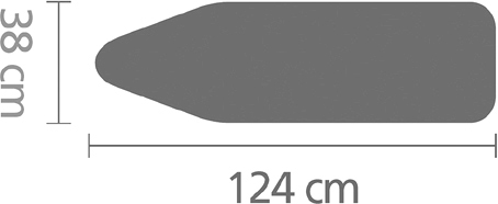 Чехол для гладильной доски Brabantia PerfectFit B 130847 124x38, экрю