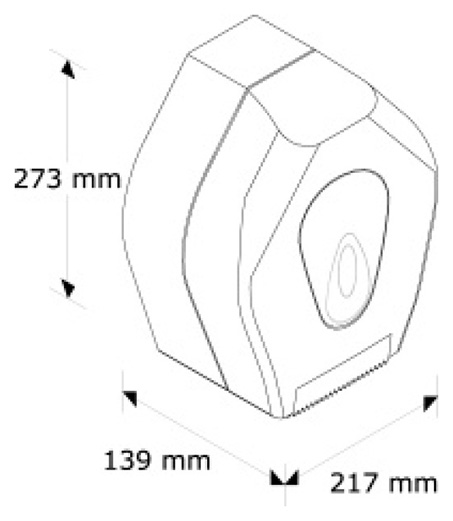 Диспенсер для туалетной бумаги Merida Top mini (BTN201)