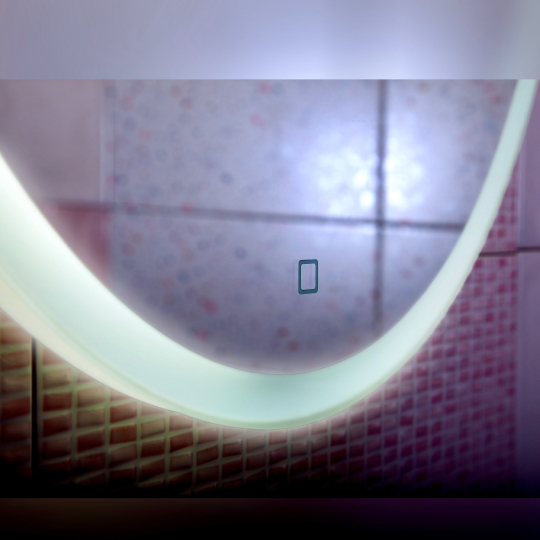 Зеркало Бриклаер Эстель-3 60 с подсветкой, сенсор на зеркале