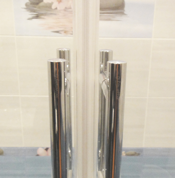 Шторка на ванну GuteWetter Slide Part GV-864 170 см стекло бесцветное, профиль хром
