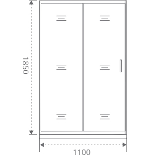 Душевая дверь GOOD DOOR INFINITY 110x185 (INFINITY WTW-110-C-CH)
