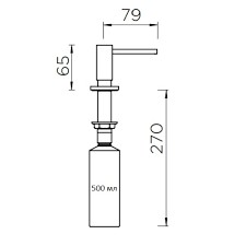 Дозатор для кухонной мойки SCHOCK SAMO (710540)