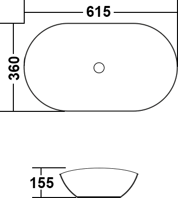 Раковина Melana MLN-7811AB черный