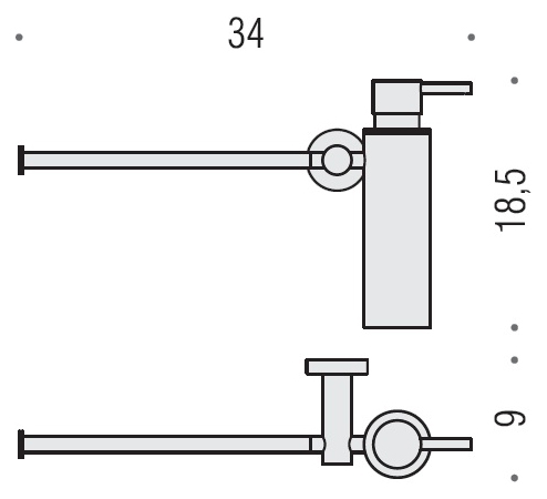 Полотенцедержатель Colombo Design Plus (W4975)