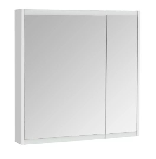 Зеркало-шкаф АКВАТОН НОРТОН 80 белый (1A249202NT010)