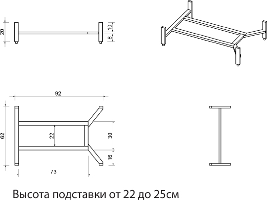 Ванна из искусственного камня Цвет и Стиль Нова НТ+ 170х75