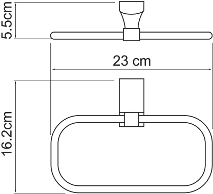 Полотенцедержатель Wasserkraft Leine (5060)