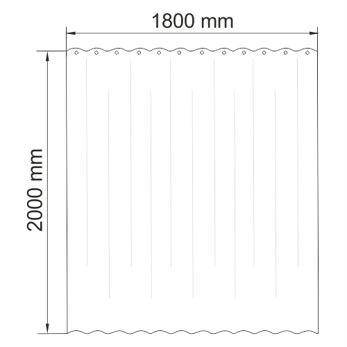 Душевая шторка WASSERKRAFT GLAN SC-51000 (SC-51101)