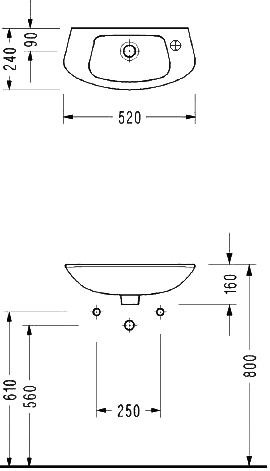 Раковина Serel Friendly 6740