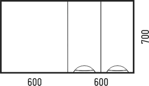 Зеркало Corozo Алиот 60