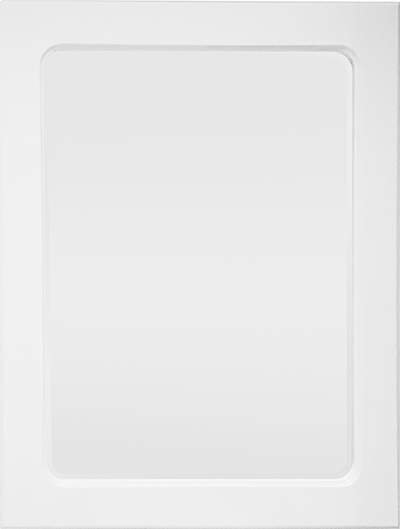 Зеркало 1MarKa Прованс 65 белый глянец