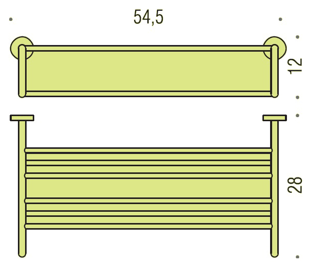 Полотенцедержатель Colombo Design Basic (B2787)