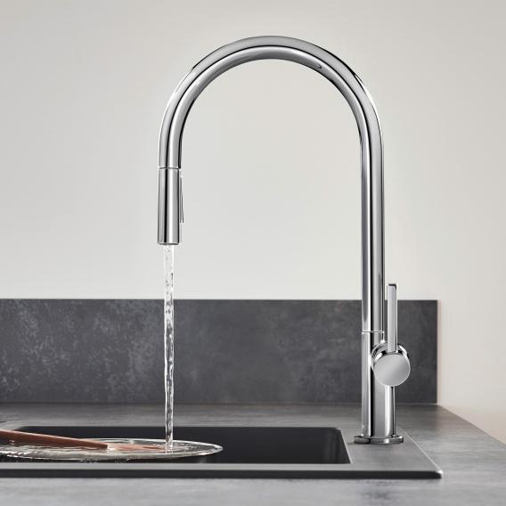 Смеситель для кухонной мойки HANSGROHE TALIS M54 72842000 хром