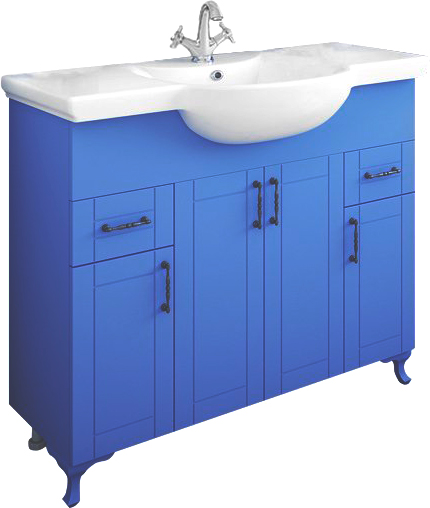 Комплект мебели Sanflor Глория 105, голубая