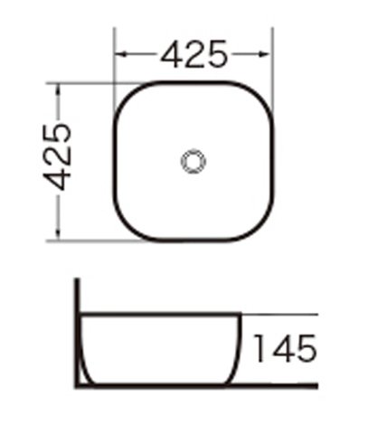 Раковина накладная GROSSMAN 40 (GR-3019)