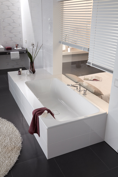 Стальная ванна Kaldewei Asymmetric Duo 744 с покрытием Easy-Clean
