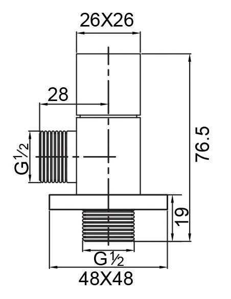 Вентиль для стиральной машины VERAGIO SBORTIS (VR.SBR-8221.CR)