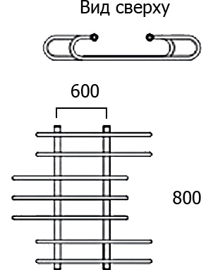 Полотенцесушитель водяной Тругор ЛЦ 80x75 (ЛЦнп7/8060) хром