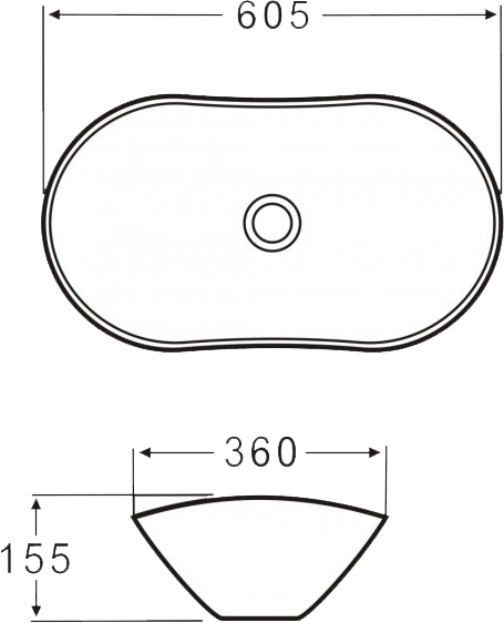 Раковина BelBagno BB1404