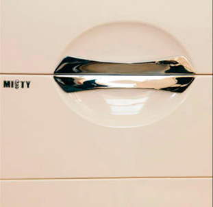 Зеркало Misty Жасмин 105 с подсветкой, бежевая эмаль