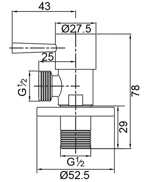 Вентиль для стиральной машины VERAGIO SBORTIS (VR.SBR-8222.CR)