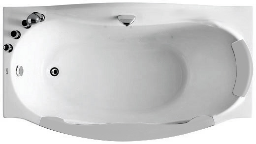 Ванна акриловая GEMY 170x90 (G9072 C L) L