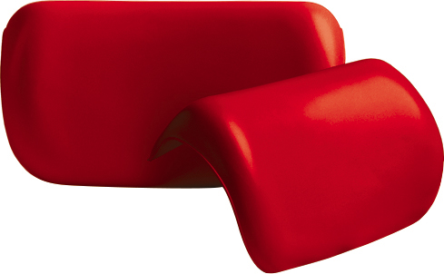 Подголовник для ванны 1MarKa Comfort (CR) красный