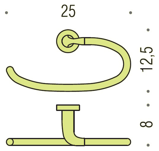 Полотенцедержатель Colombo Design Basic (B2731)