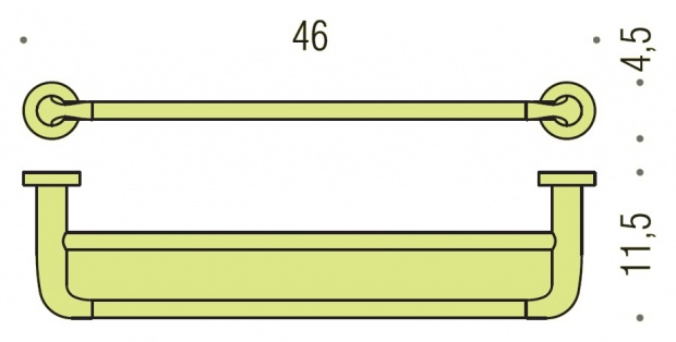 Полотенцедержатель Colombo Design Basic (B2788)