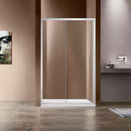 Душевая дверь в нишу Vincea Garda VDS-1G105CL 105 см, профиль хром, стекло прозрачное