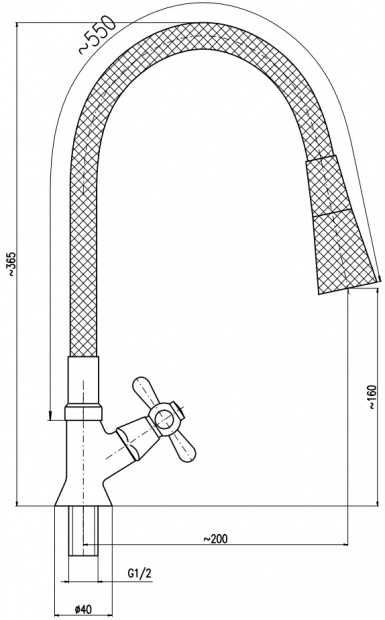 Кран для раковины RAV SLEZAK MORAVA (MK194/13)