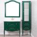 Комплект мебели ValenHouse Эстетика 100, зеленая, подвесная, ручки бронза - фото №1