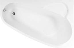 Акриловая ванна Vagnerplast Selena 160x105 R ультра белый