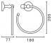 Полотенцедержатель Art&Max Antic Crystal (AM-E-2680SJ-Br) - фото №3