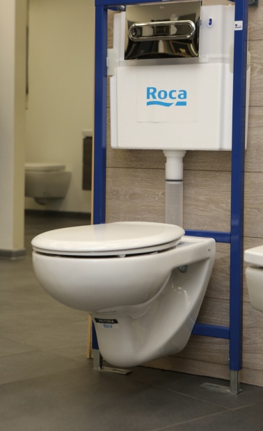 Комплект:  инсталляция для унитазов Roca DUPLO WC 890090020 + чаша унитаза Roca Victoria 34630300R + Кнопка смыва Roca PL1 Dual