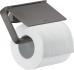 Держатель туалетной бумаги Axor 42836340 шлифованный черный хром - фото №1