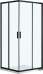 Душевой уголок Vincea Garda VSS-1G900CLB 90x90, профиль чёрный, стекло прозрачное - фото №3