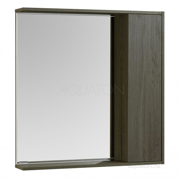 Зеркало-шкаф АКВАТОН СТОУН 80 (1A228302SXC80)